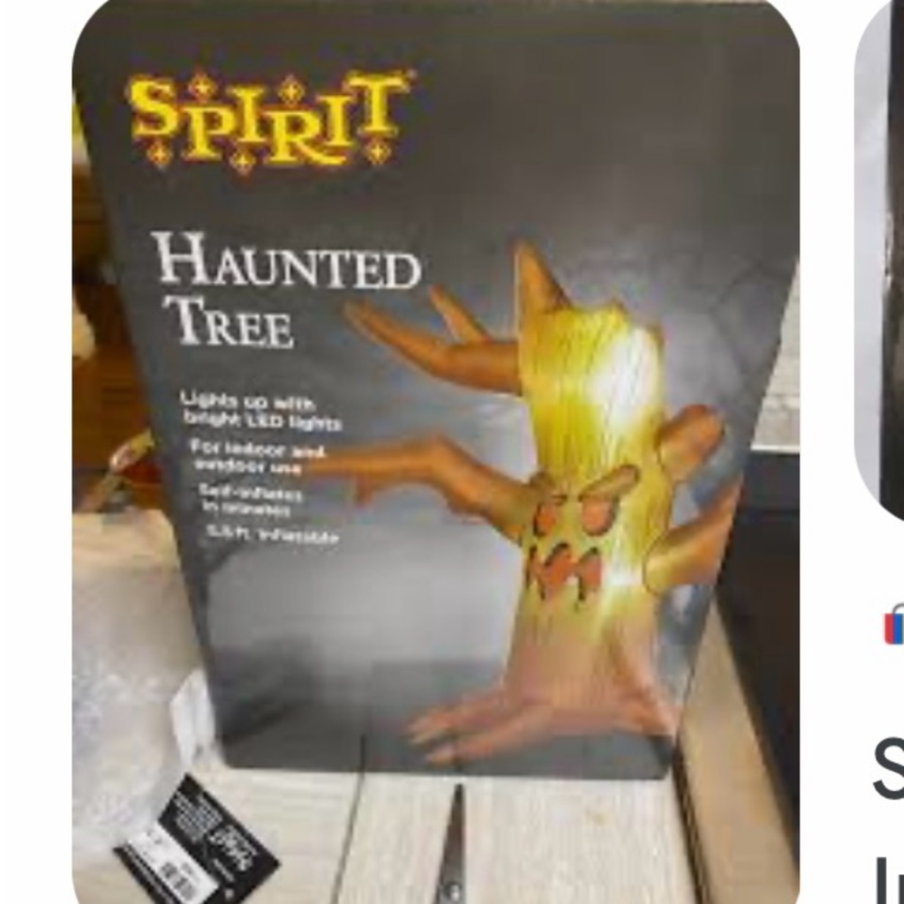 Haunted tree inflatable. Brand new still in box.